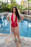 Fuchsia Goddess Swimsuit