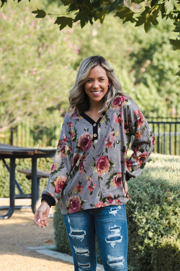 Heavenly Blooms Pullover