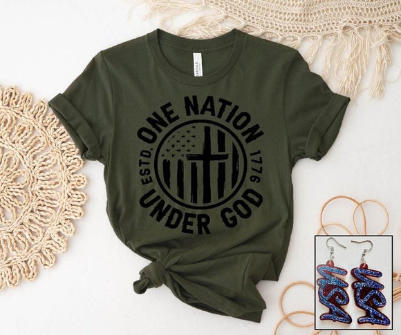 One Nation Under God tee - Ships in 1-2 weeks