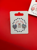 Valentine Sparkle Heart Earrings