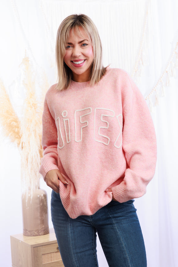Wifey For Lifey - Sweater Pullover