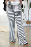 Stay Between The Lines - Flare Pants