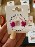 Valentine Sparkle Heart Earrings
