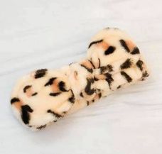 Plush Leopard Headband