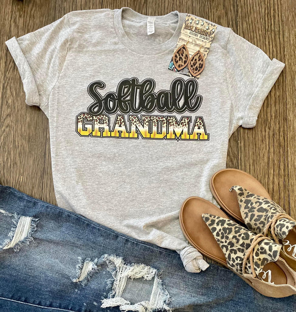 Softball Grandma Tee - Ships in 1-2 weeks- excluded from discounts