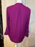 The Limited plum Dress top- S