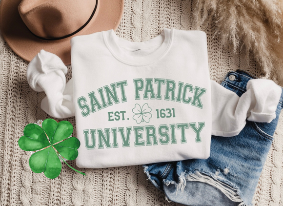 Saint Patrick University sweater- SHIPS in 2-3 Weeks