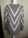 Chevron Tunic Sweater - small
