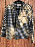 UPCYCLED BLEACH FLANNEL - M #311