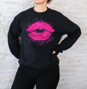 Kiss Kiss Sweatshirt- Ships in 1-2 weeks- excluded from discounts