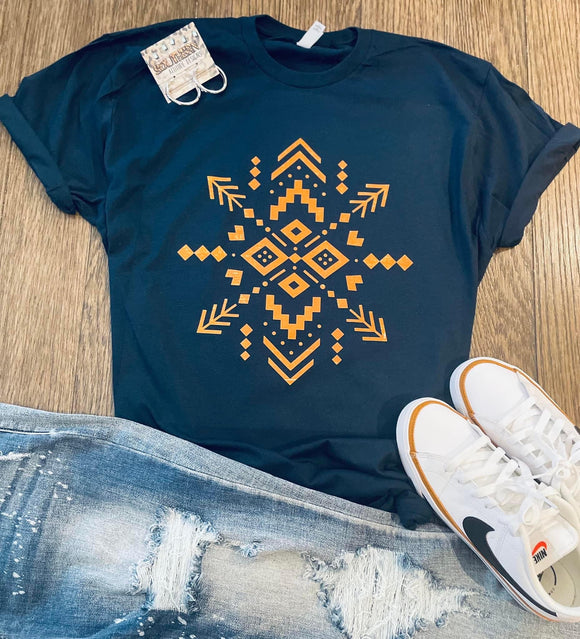 Aztec Design Tee - Ships in 1-2 weeks- excluded from discounts
