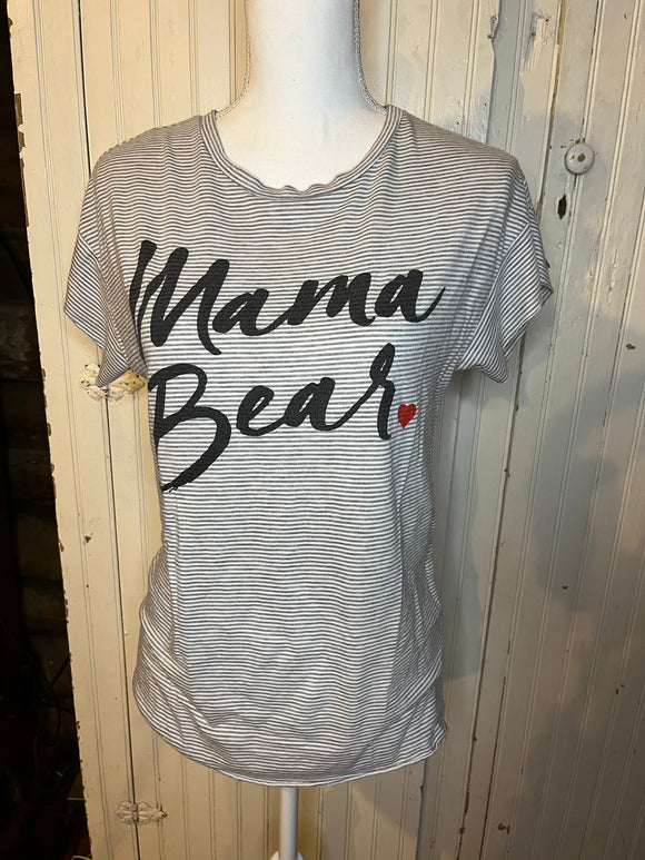 Junk food Mama Bear Heart Tee-  XS