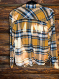 UPCYCLED BLEACH FLANNEL- S #501