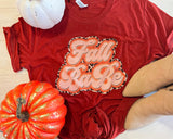 Fall Babe retro letters tee