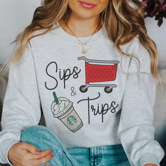 Sips & trips sweater SHIPS IN 2-3 WEEKS