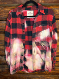 UPCYCLED BLEACH Flannel - M #506