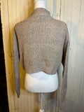 Shein Crop Sweater Pullover- quarter Zip-  S