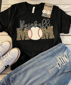 Baseball Mom Tee - Ships in 1-2 weeks- excluded from discounts