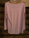 Baby pink Long Sleeve Lynnae style top - S