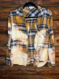 UPCYCLED BLEACH FLANNEL- S #501